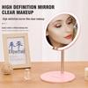 Oeny Portable LED Makeup Mirror with Touch Light and Stand