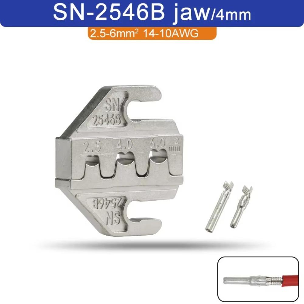 Alloy SN Crimping Pliers Jaw Width 4mm Crimping Terminals Jaw Slot New Terminal Tools