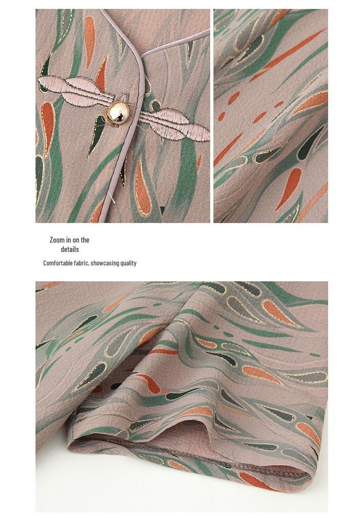 Nuevo Conjunto de Cárdigan de Manga Corta para Mujer 2026 - Elegante Top de Verano con Cuello Redondo para Mujeres de Mediana Edad y Mayores