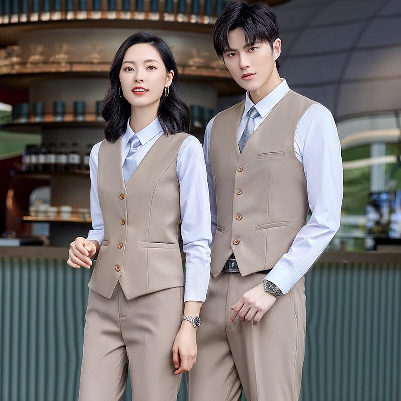 Tluoman Unisex Slim Fit Business Suit Vest