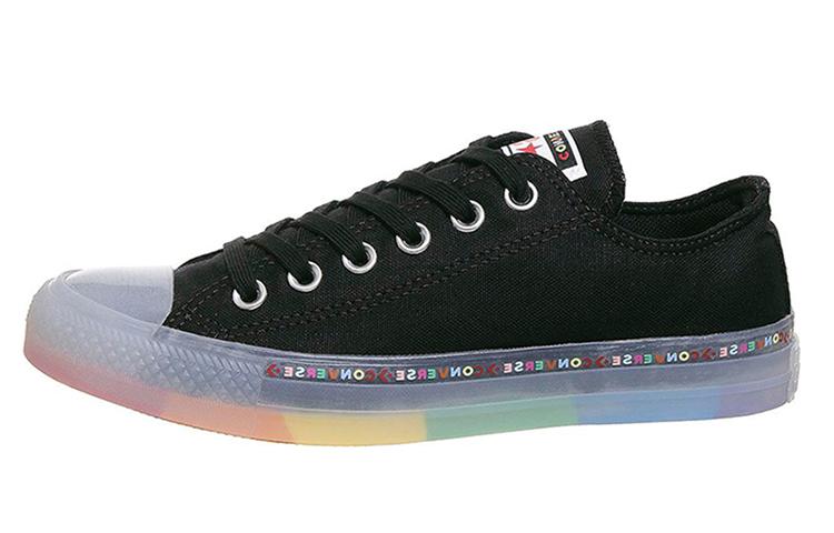 Converse All Star Low Sneaker Regenbogen Schwarz Exklusiv 168199C 36.5 gray