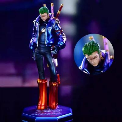 Anime Figurine GK Zoro Action Figures Egg Point Island Electroplated Color PVC Model Collection Toys Gift