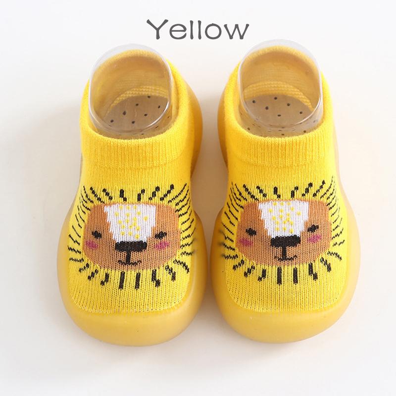 1 Pair Animal Style Anti-Slip Toddler Shoes Baby Socks Shoes Soft Rubber Shoes Boy Girl Fashion