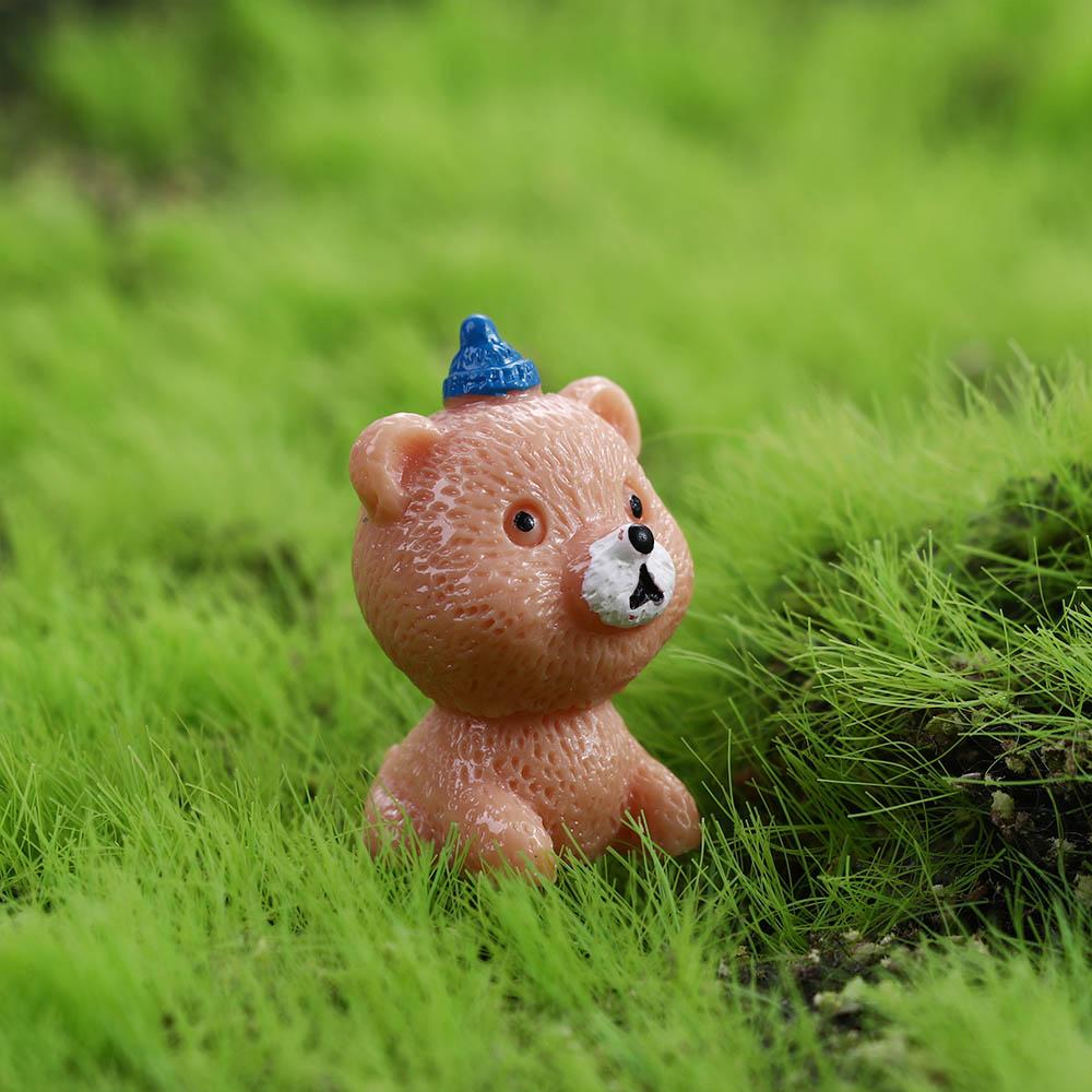 DIY Home Decor Resin Mini Puppy Statue Cake Decoration Figurines Dog Ornament Animal Miniature