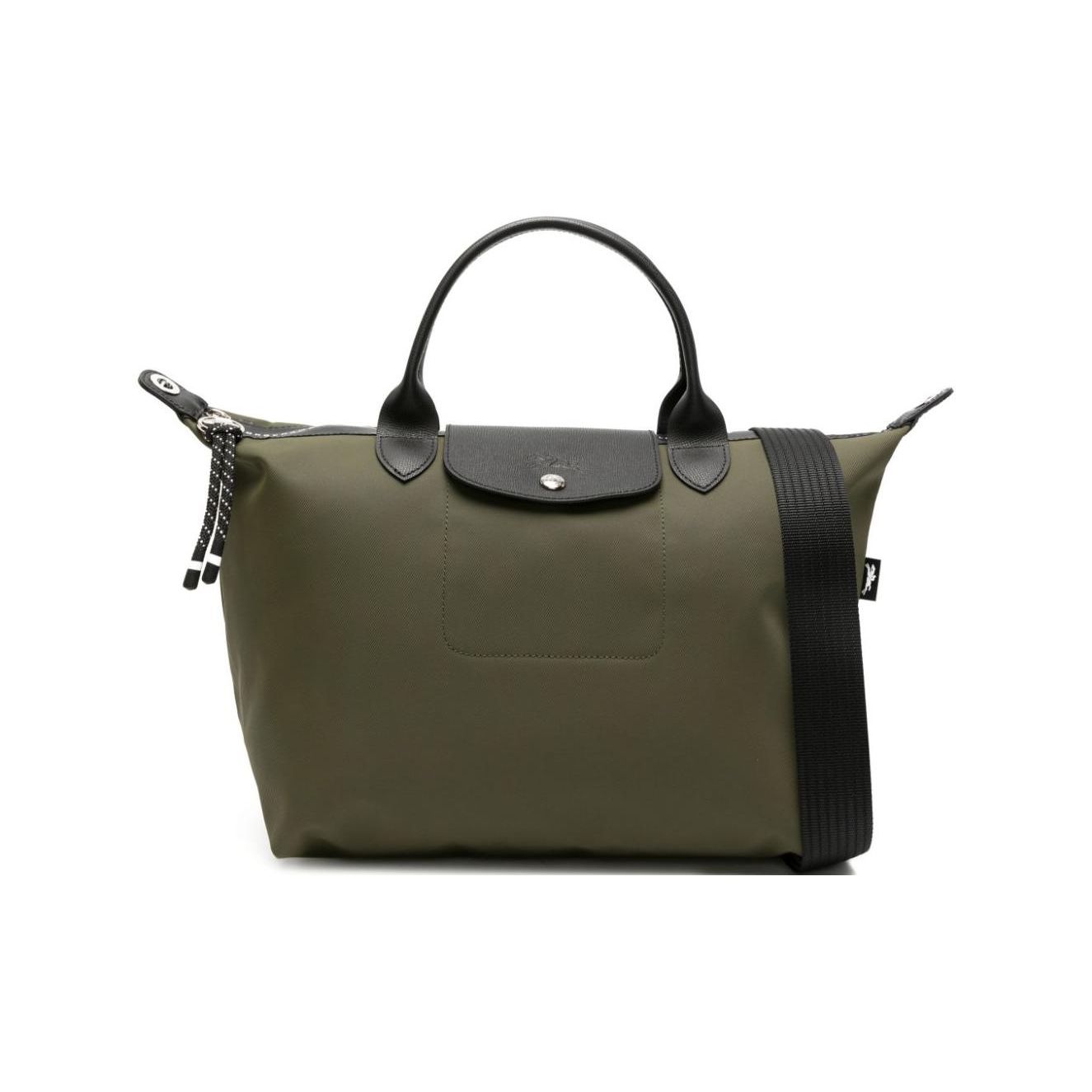 

Longchamp Le Pliage Energy Adjustable Detachable Shoulder Strap Recycled Polyamide Canvas Tote Bag Medium Women tote bag Khaki 1515HSR892 Basic Set (Bag)