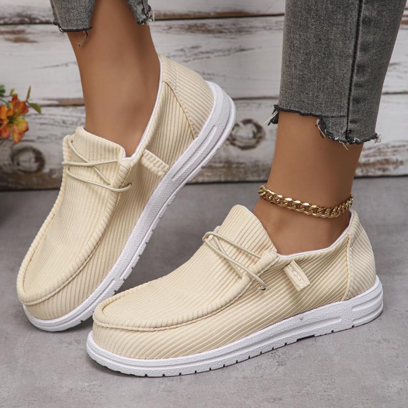 New Four Seasons Universal Canvas Shoes Fashion Women's Le Fu Shoes Outdoor Autumn Large Women's Shoes De Mujer for daily use