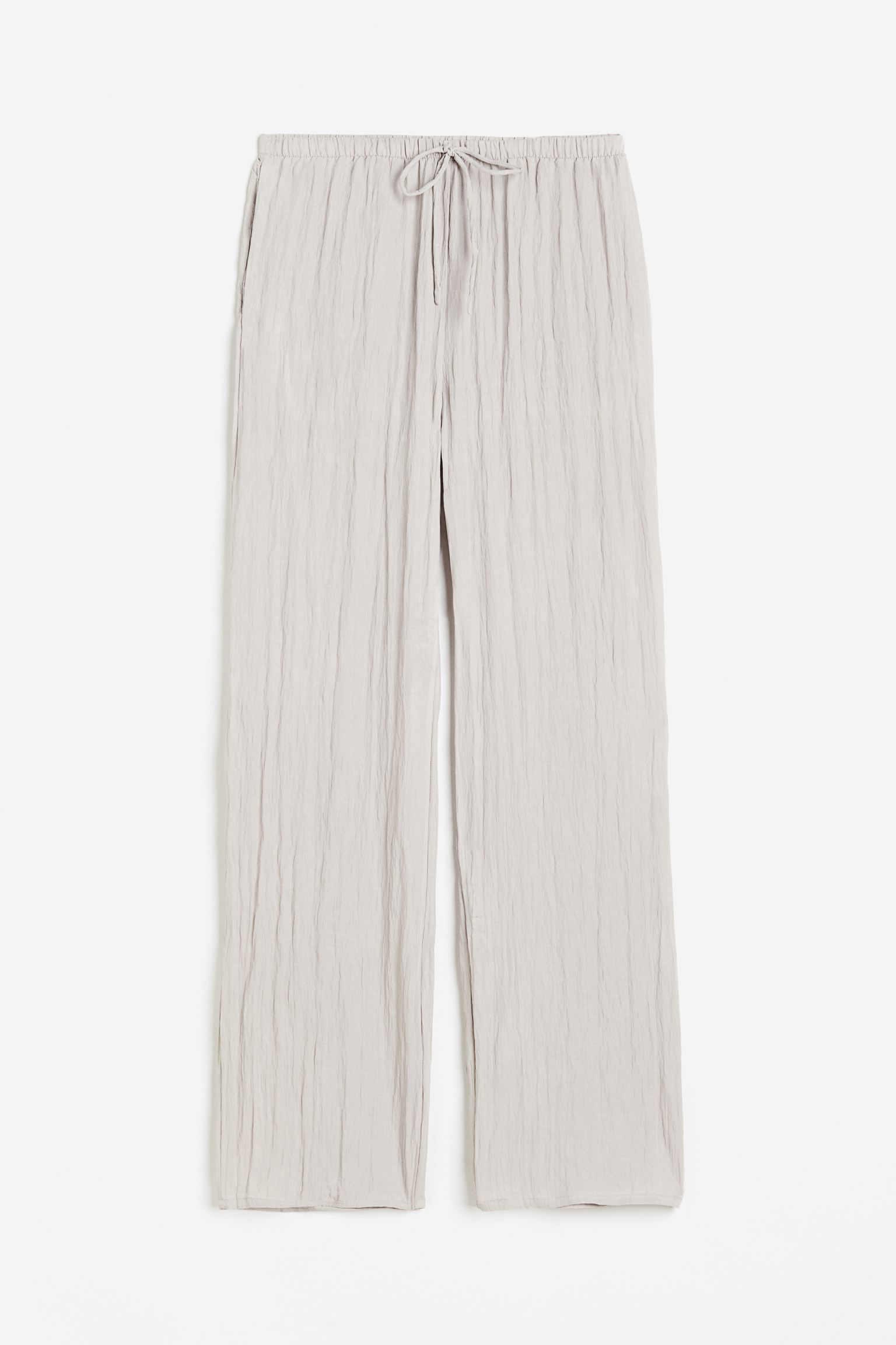 

Crinkled loungewear trousers