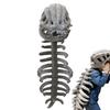 Dinosaur Skeleton Costume Set Funny Soft Dinosaur Skeleton Cos Props  For Kids and Adult Birthday Gifts Dinosaur Skeleton Hat