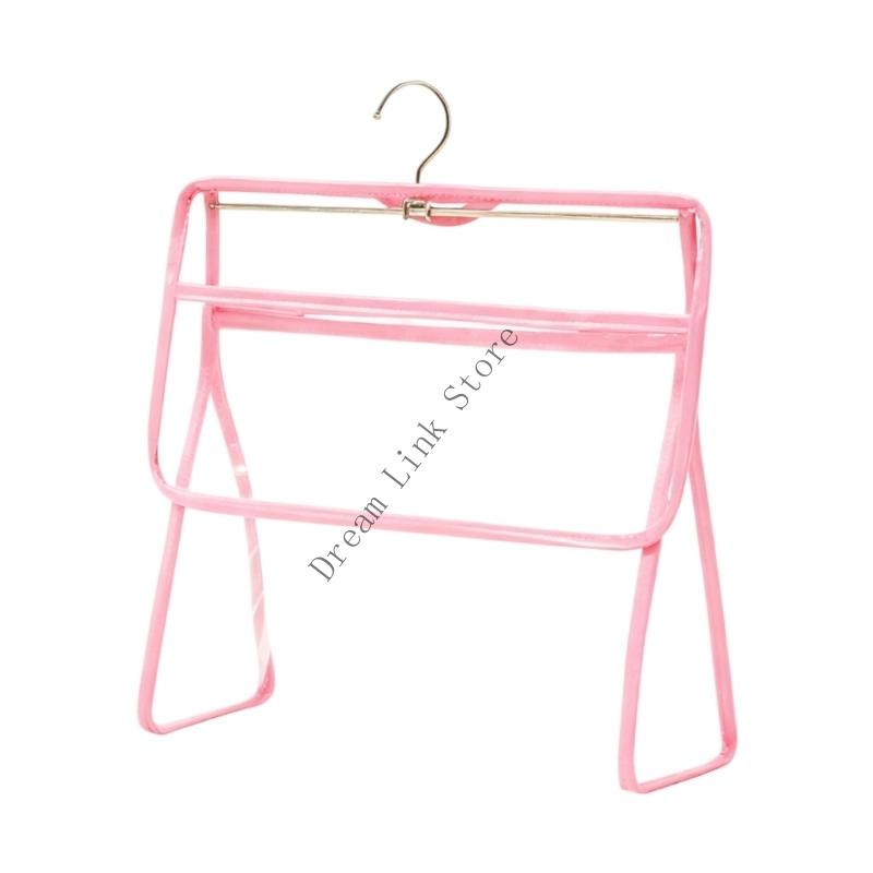 Q1FD Transparent PVC Shower Storage Bag Waterproof Hanging Bathroom