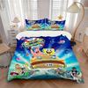 3-delig Spongebob Film Editie Design Beddengoed Set Bevat Dekbedovertrek en Kussenslopen, Geschikt voor Alle Seizoenen F083