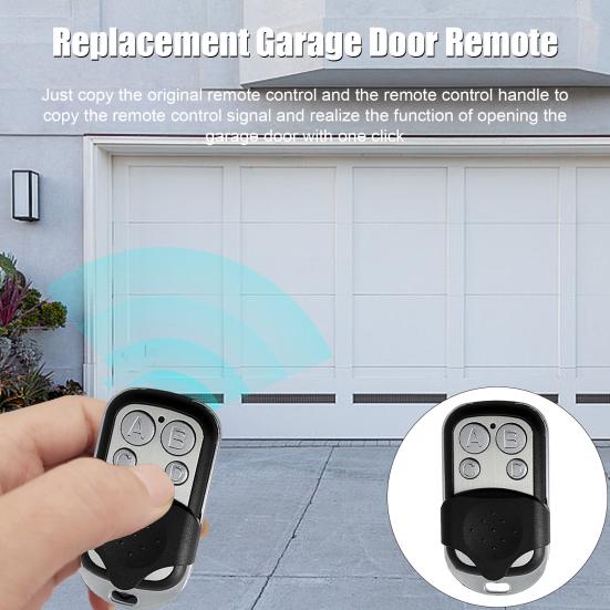 Copy Garage Door Transmitter Keychain 4 Remote Control Buttons 433Mhz Rolling Code Clone