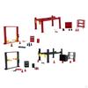 1/64 Garage Lift Set Model Simulation Collectible Classic Miniature Sculpture Cars Toys for Workshop