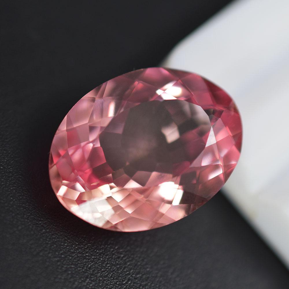 Natural Padparadscha Sapphire 17 Ct Oval Stunning Certified Loose Gemstone