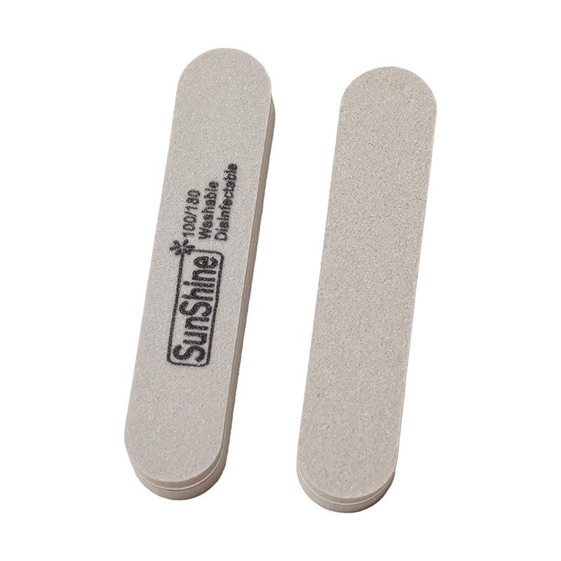 5Pcs Mini Nail File Buffers Sponge 100/180 Grit Double Sided Sanding Block Gel Polishing Foam Manicure Nail Art Files