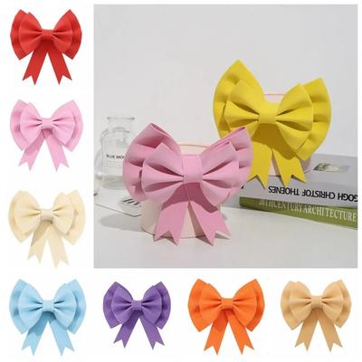 Flower Bucket Decoration Big Bow Knot Holding Bucket Fashion Flower Art Foam Bow EVA Presents Packaing Office Decor