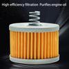 Engine Oil Filter 4Pcs Motorcycle Fit for Yamaha FZ 150/125, No Leakage YBR 125, Professional Motorbike Filter, Replacement Parts Accessories Impurity
