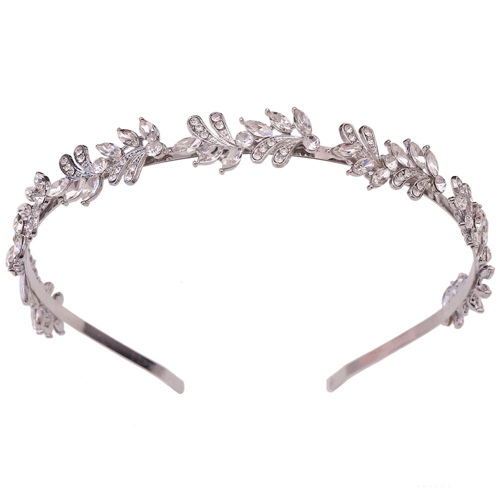 Bridal tiara rhinestone headband Korean version versatile princess birthday hair accessories photography photo shoot dress accessories
