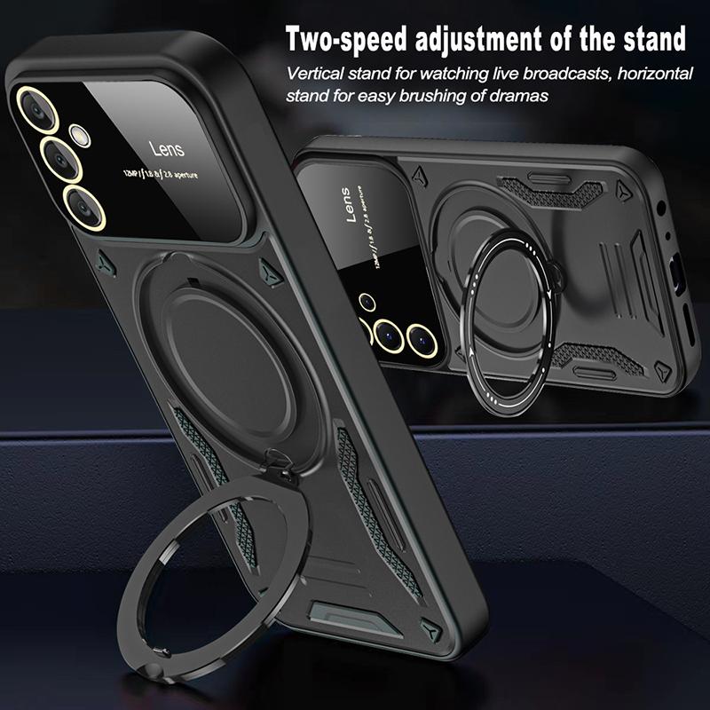 Shockproof Armor Case For Infinix HOT 40 Pro Hot 40i Smart 7 Magnetic Ring Stand Bumper Silicone Phone Back Cover Capa Hot 40