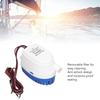 Automatic Bilge Pump DC 12V Plastic Removable Filter Easy Cleaning Boat Bilge Water Pump for Marine Yacht 750GPH