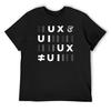 UX Is Not UI T-Shirt Graphic T Shirt Vintage Designer Shirts Valentines Clothes Plus Size Men Clothing