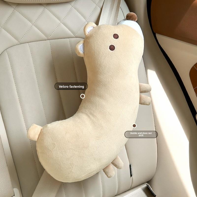 Cute Cartoon Car Seat Belt Shoulder Pads, Anti-Chafing & Anti-Strangulation for Kids, Soft & Comfortable for Baby’s Car Sleep