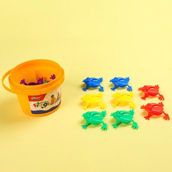 12Pcs Jumping Frogs Retro Anti-crack Kids Toy Finger Action  Jumping Frogs for Kids