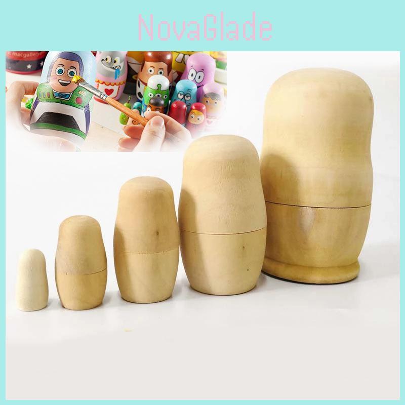 Charming Multi-purpose Wooden Russian Nesting Dolls Ideal For Celebrations And Events