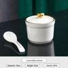 Palace Style Ceramic Stew Bowl with Lid