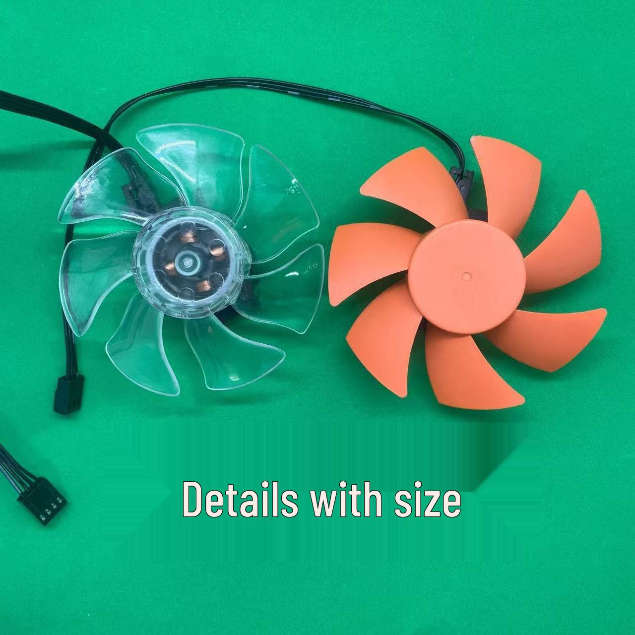 Super Flower F93 Bluebird CPU Cooler Replacement Fan Blade Orange Version 3-Wire