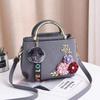 Ladies bag floral feature handbag fashion women's bag hairball pendant shoulder messenger bag bags