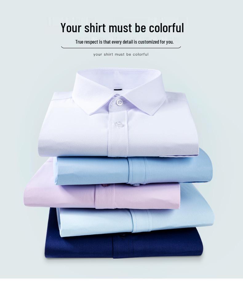 Men's Professional Business White Shirt – Long, Short, and Half Sleeves for Spring/Summer Formal and Casual Wear.