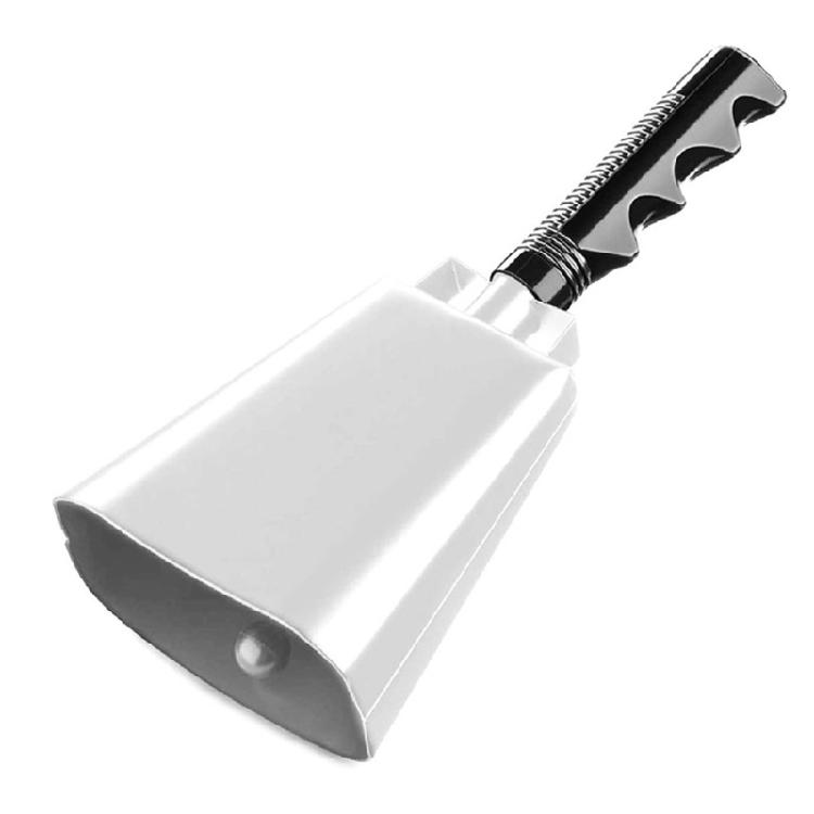 

Classical 10Inch Handheld Celebration Bell Produces Clear Tone Party Accessory Suitable For Various Pleased Occasion белый