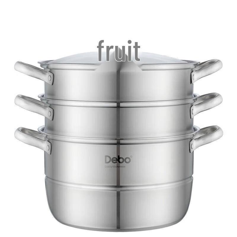 DeP DEP-775 Wosburg 304 Stainless Steel Dual Steamer Pot