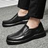 Men Casual Loafers Comfortable Lightweigh Walking Footwear  Breathable Slip On Male Leather Shoes