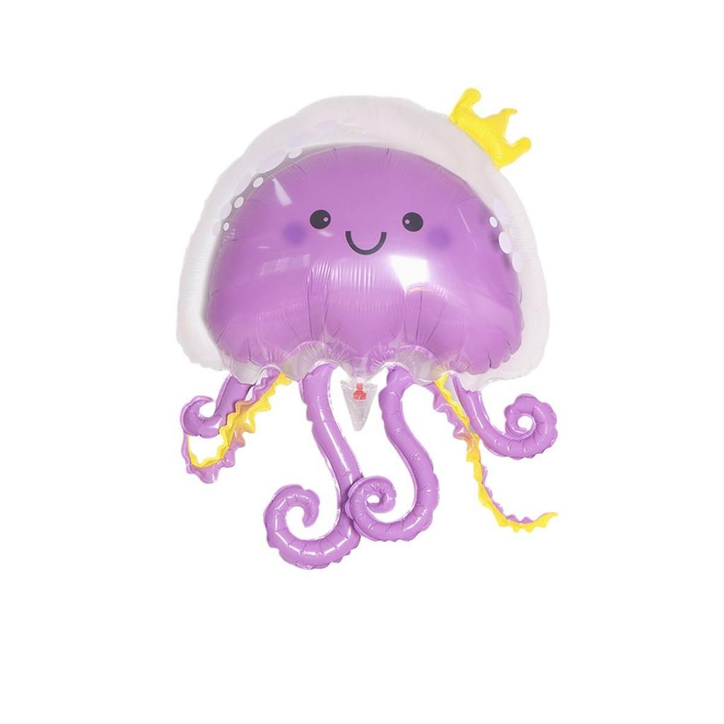 Jellyfish Octopus Theme Bubble Ball Crown Ocean Park Birthday Balloons