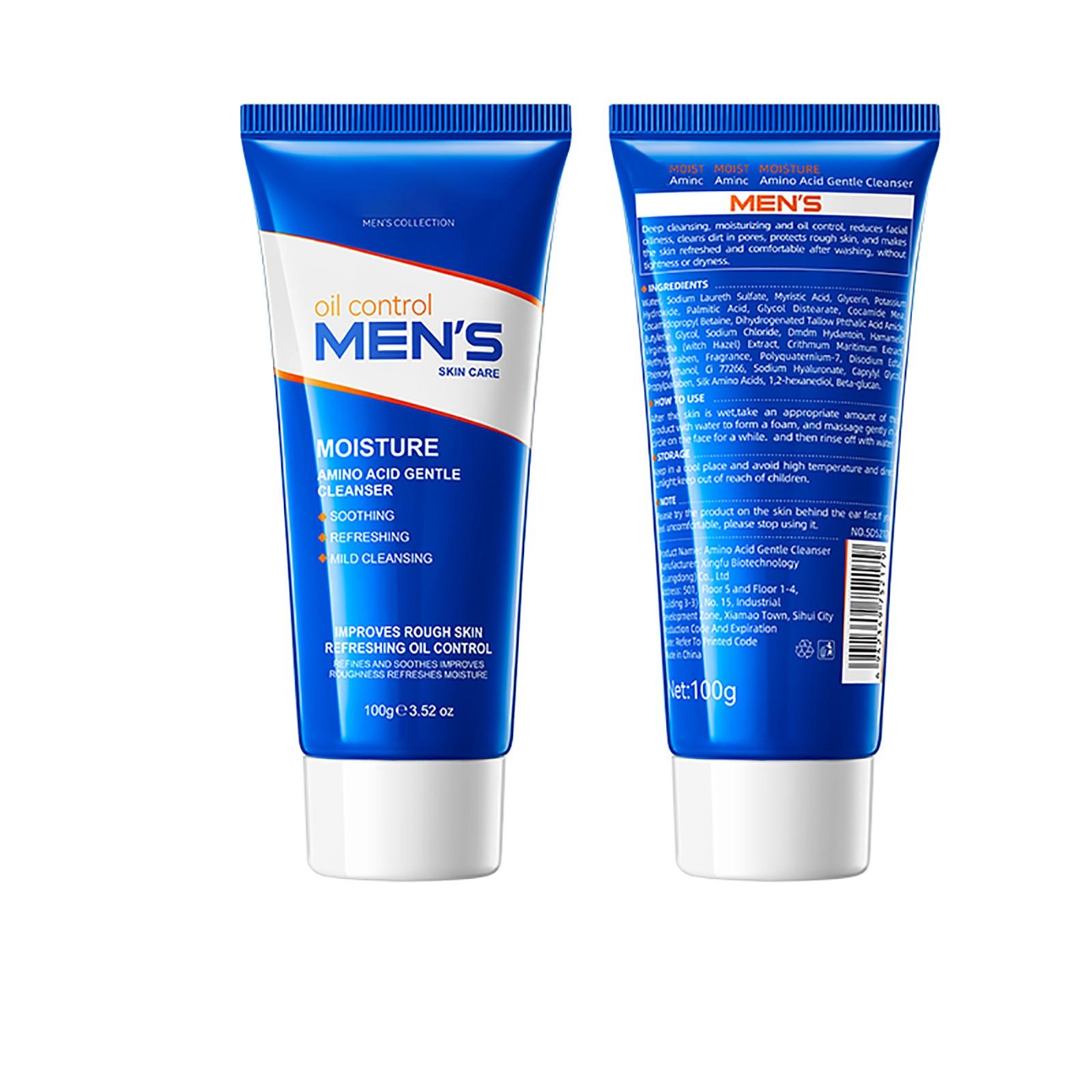 

Мягкое очищающее средство Amino Mild Cleanser очищает лицо с помощью чистого очищающего средства для лица