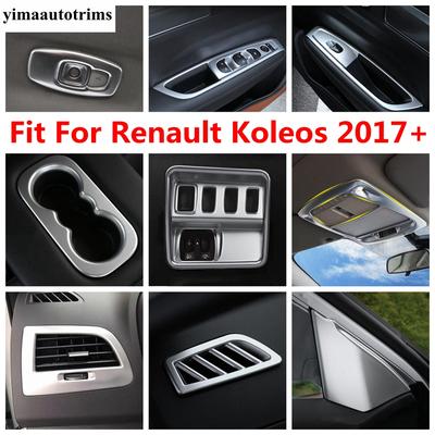 Head Light Read Lamp Pillar A Frame Window Lift Handle Bowl Air Cover Trim For Renault Koleos 2017 -  ABS Matte Accessories