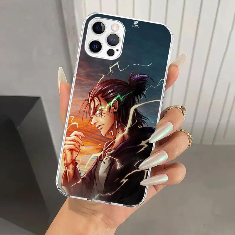 Attack Eren Phone Case for Iphone 17 Air 16 15 Plus 14 13 Mini 12 11 Pro Max 16E 7 8 SE 2020 Soft Funda Print Shell 16 15 14 13