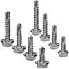 200pcs Flat Head Self-tapping Screws Cross Head Hardware Fastener Sheet Metal Screws  Wood