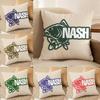Outdoor Match With Wild Fishing Prints Nash Pillow Case Comfort Sofa Bed Silky Elegant Invisible Zipper Decorative Cushion Cover