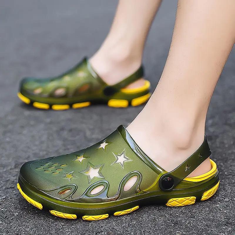 Fashion Hole Man Sandals 2025 Styles 39 Luxury on Offer in Welcome Deal Wholesale Descount Breathable Casual Eva Big Size Shoes for Men