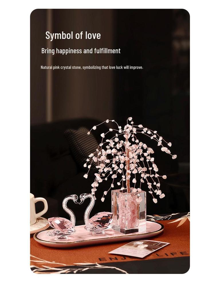 Swan Crystal Wedding Souvenir - Elegant Decor Gift for Couples & Friends