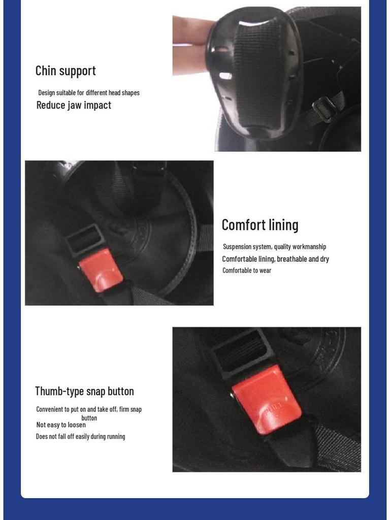 German Style PC Safety Helmet: Explosion-Proof, 4 Colors, Half Helmet for Security Protection