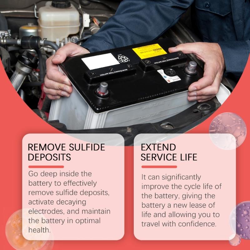 High Efficiency Battery Restorer 100ml Car Battery Recovery Solution Motorcycle Battery Rejuvenator for Vehicle