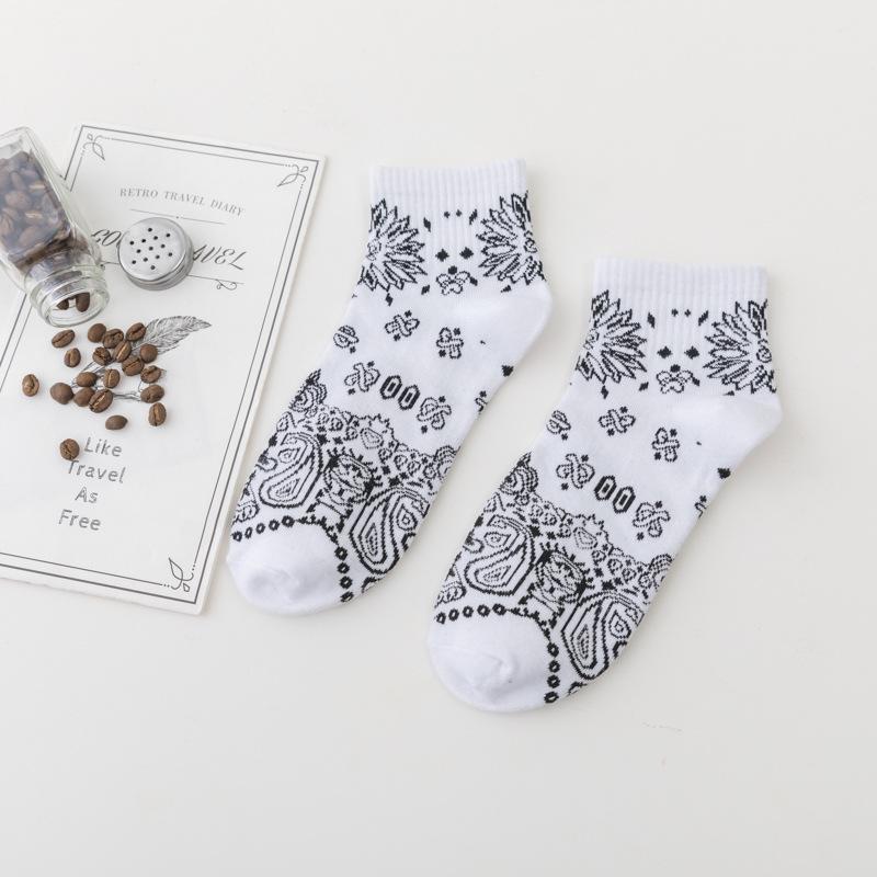 

Европейский и американский хип-хоп стиль этнический цветок фрукт спортивные носки - унисекс короткие рэп тренд One Size