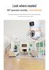 E27 Dual-Screen 360° WiFi Home Surveillance Bulb Camera, Full HD Color