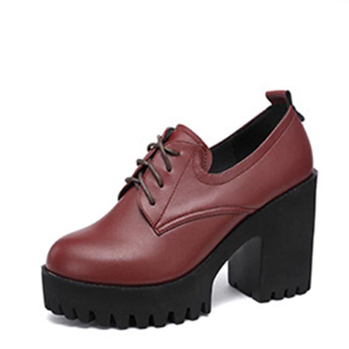 Fashion T Platform Walk Show 8cm High Heels Thick Heels New Autumn Velvet  Waterproof Platform Women Single Shoes Big Size 32-43