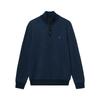 Polo Solid Color Pony Embroidered Long Sleeve Sweater Men Sweater Navy-Blue MNPOSWE16820032-410