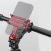 Aluminum Alloy Cycling Phone Holder 360 Degrees Rotation Bicycle Riding Accessories