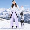 Ski Pants for Women and Men Outdoor Waterproof Windproof Skiing Bibs Pants Breathable Snowboarding Pants Unisex Insulated Warm Sport Hiking Snow Pants